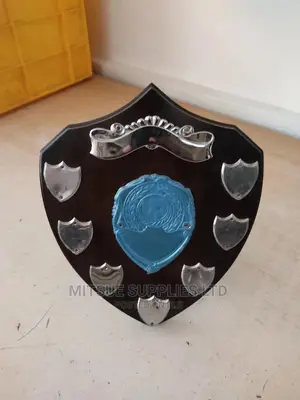 Wooden Trophy Shield- 10 by 8 Inch