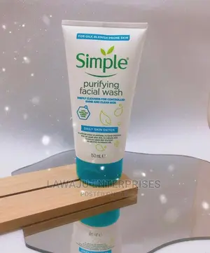 Simple Purifying Facial Wash Daily Skin Detox