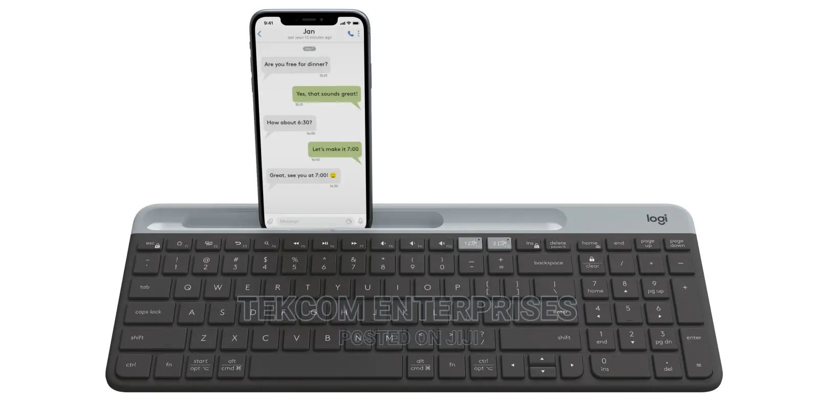 Logitech Slim Multi-Device Wireless Keyboard -
