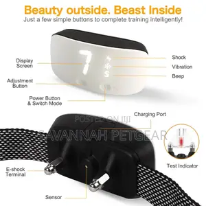 Rechargeable Dog Bark Training Collar