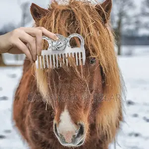Mane Tail Grooming Aluminum Alloy Horse Comb