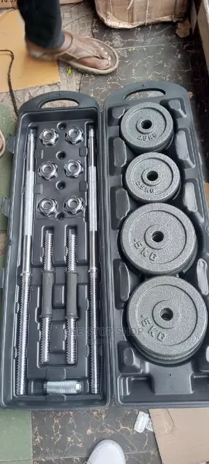 50kg Die Cast Barbell and Dumbbell