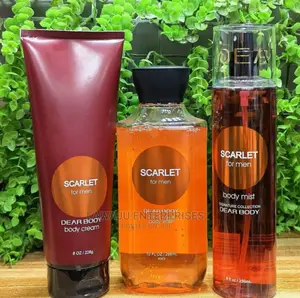 Scarlet for Men 3in1 (Body Mist,Cream + Shower Gel) Scent