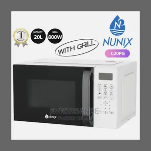 20 Litre Nunix Microwave With Grill 800 Watts.