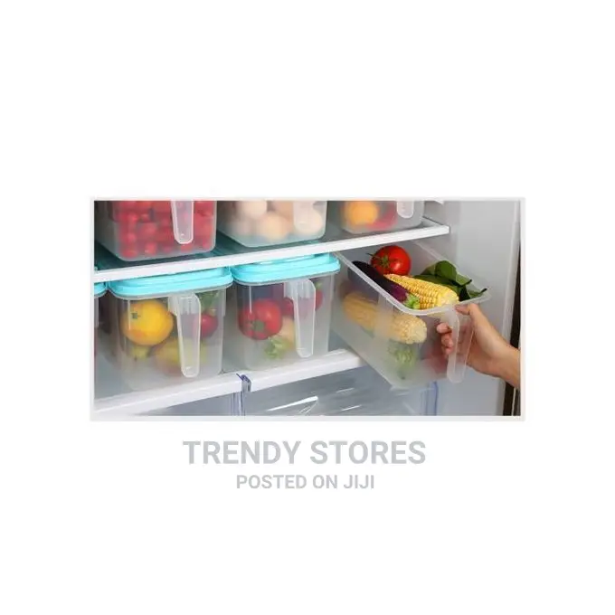 Set of 3pcs Cereal Container With Lid and Handle
