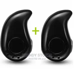 Mini Wireless in Ear Bluetooth Earphone - Black Plus One Fre