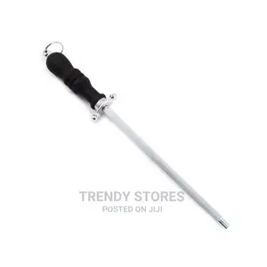 Universal Kitchen Knife Sharpener Steel Rod - 10 Inch