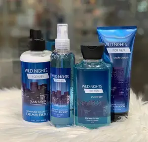 Wild Nights for Men 4in1 Body Lotion,Splash,Cream+Shower Gel
