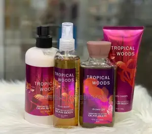 Tropical Woods 4in1 Body Lotion,Splash,Cream+Shower Gel Set