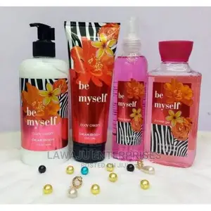 Be Myself 4in1 Body Lotion,Splash,Cream+Shower Gel Set