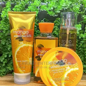 Mango Mandarin 4in1 Body Butter,Mist,Cream+Shower Gel Set