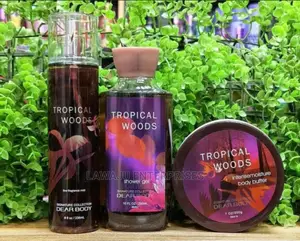 Tropical Woods 3in1 Body Mist, Body Butter + Shower Gel Set