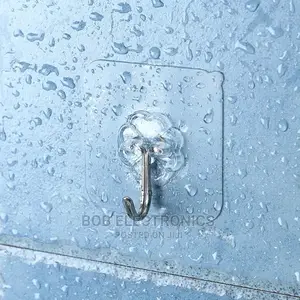 10pcs Clear Wall Self Adhesive Hooks
