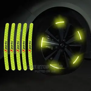 20pcs 3D Reflective Car Wheel Stickers