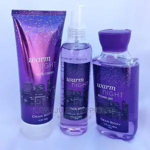 Warm Night 3in1 Dear Body Cream, Spray + Shower Gel Set