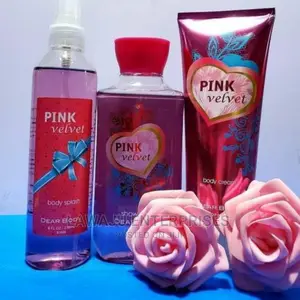 Pink Velvet 3in1 Dear Body Cream, Spray + Shower Gel Set