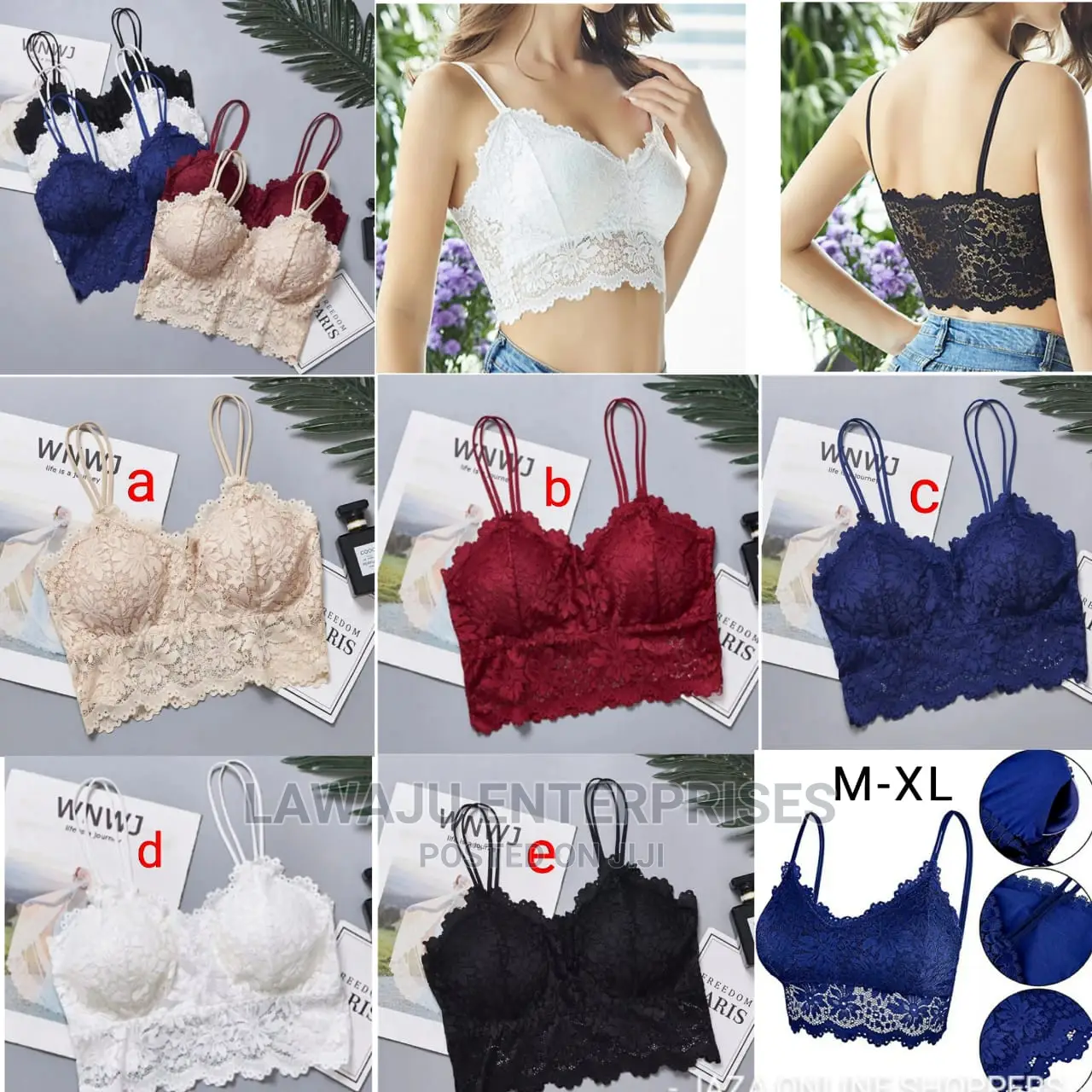 Bralette - Maroon S-Xl