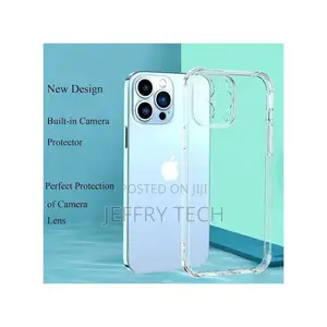 iPhone 13 Pro Soft Transparent Back Case+Screen Guard