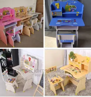 Adjustable Height Kids Study Desk