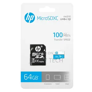 HP 64GB Class 10 Microsd Memory Card