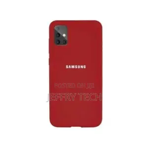 Samsung Galaxy A51 Silicone Back Case - Red