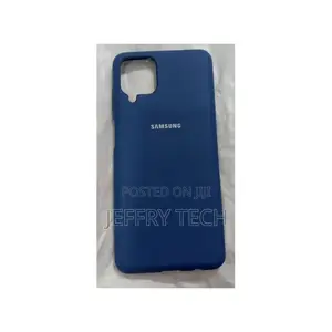 Samsung Galaxy A12 Silicone Back Case Blue