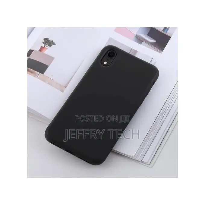 iPhone Xr Silicone Black Case