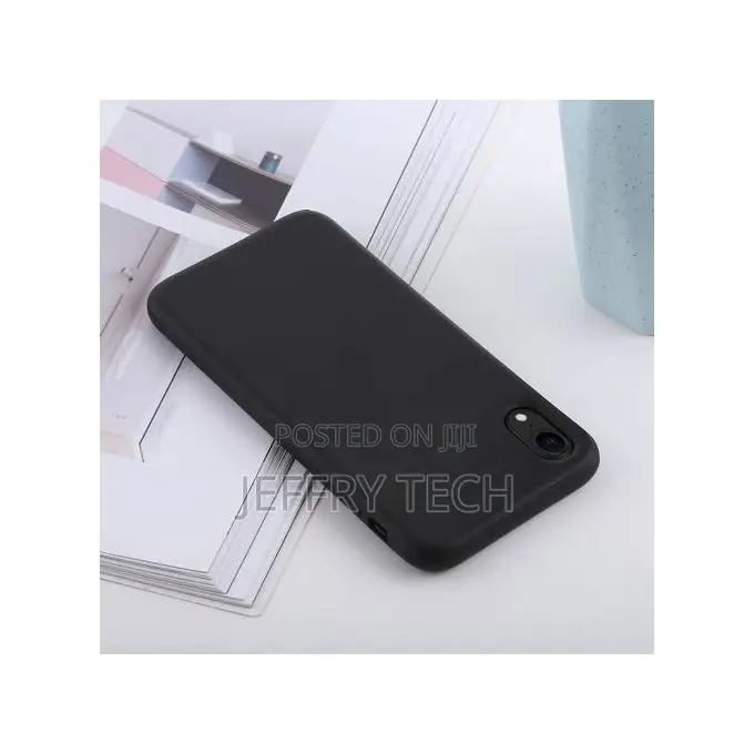 iPhone Xr Silicone Black Case
