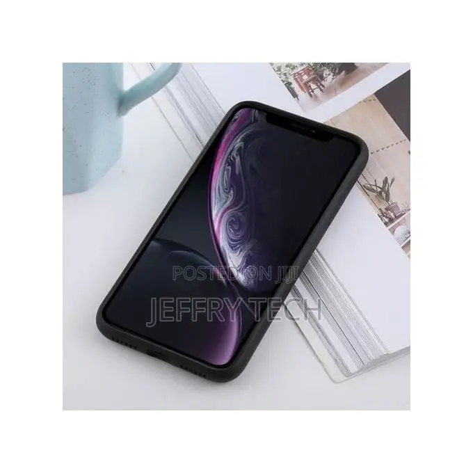 iPhone Xr Silicone Black Case