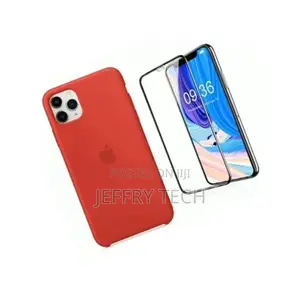 iPhone 11 Pro Max Back Case + Glass Screen Protector