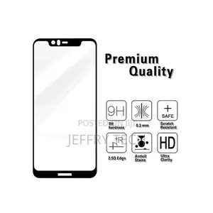 Nokia X5 Screen Protector Tempered Glass Full Cover Protecti
