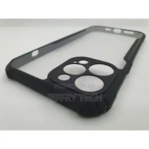 Apple iPhone 12 Pro Max Cover With Soft Silicone Edges and T
