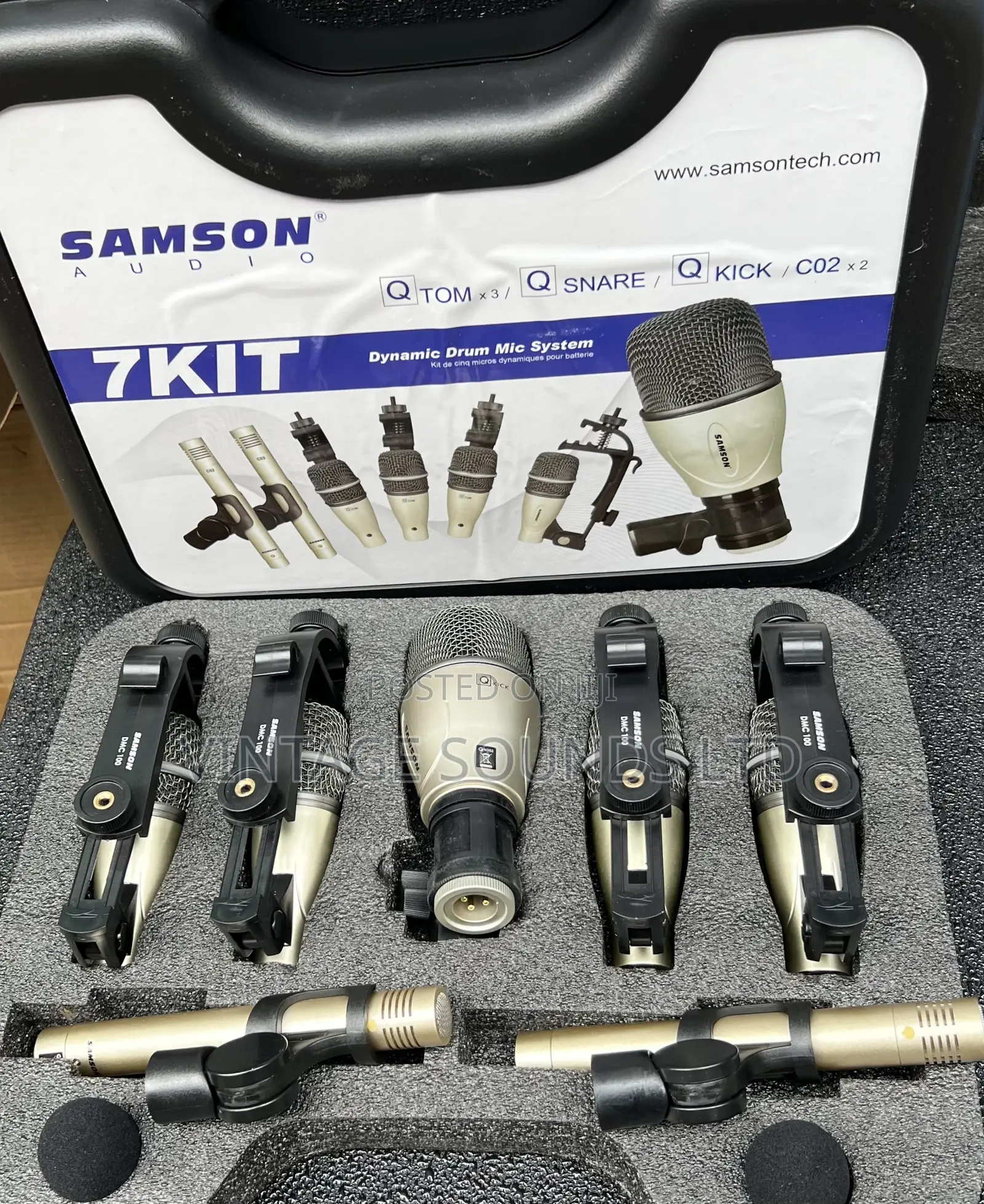 Samson 7kit 7-Piece Drum Microphone Set