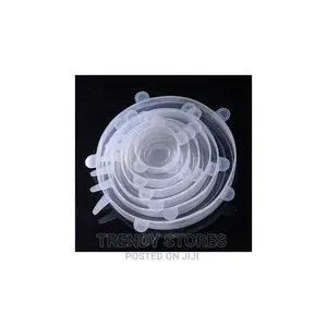 Silicon Cover Lids- 6pcs