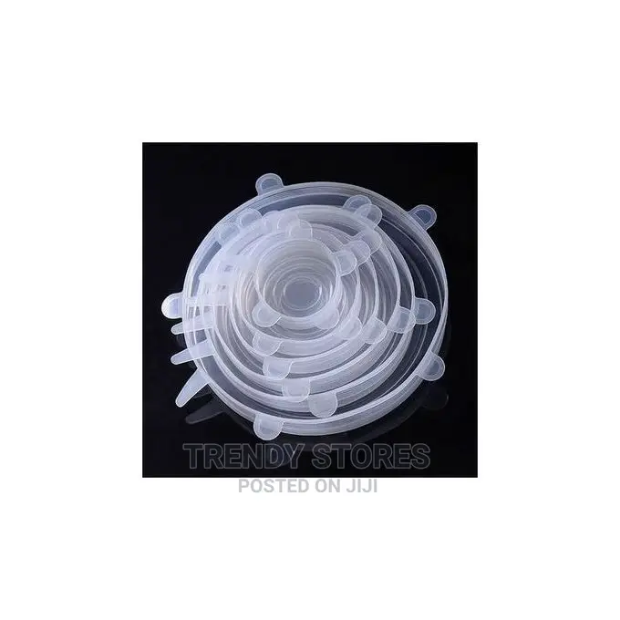 Silicon Cover Lids- 6pcs