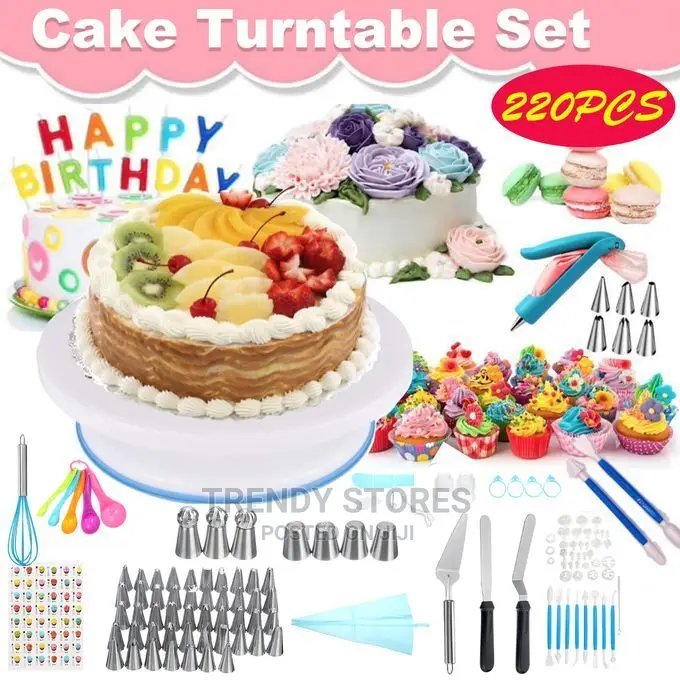 Bakers Special - 220PCS Cake Decorating