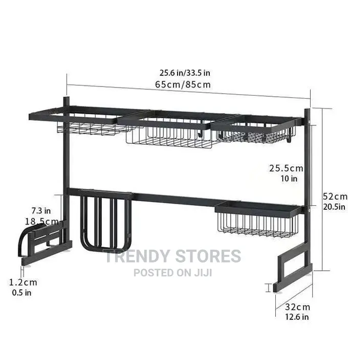 Over the Sink Kitchen Dish Drying Rack