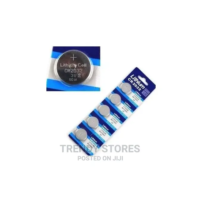 5 Pcs Button Battery 3V Lithium Coin Cells Battery