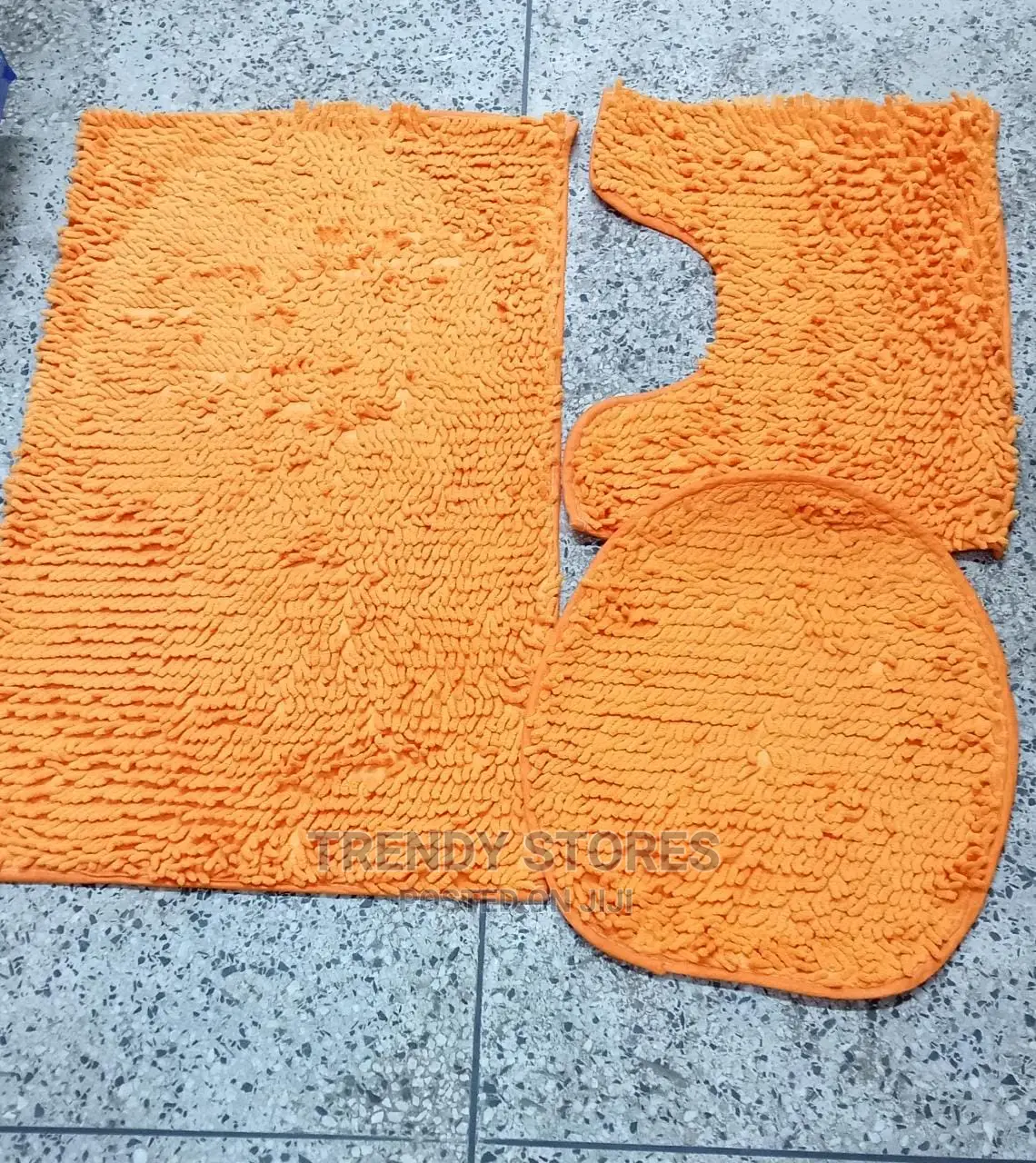 3pcs Non Slip, Absorbent Microfiber Bathroom Mat
