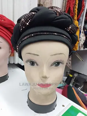 Ladies Stylish Gele Headwrap Turban Bonnet