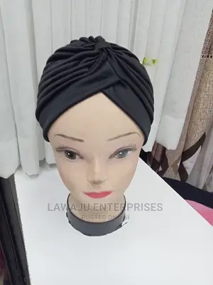 Pleated Headwrap Turban Bonnet