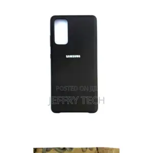 Silicone Back Case Cover for Samsung Galaxy S20 Fe, -Black