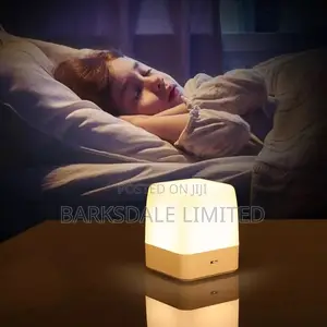 Night Light Touch Table Bedside Lamps Rechargeable Cube