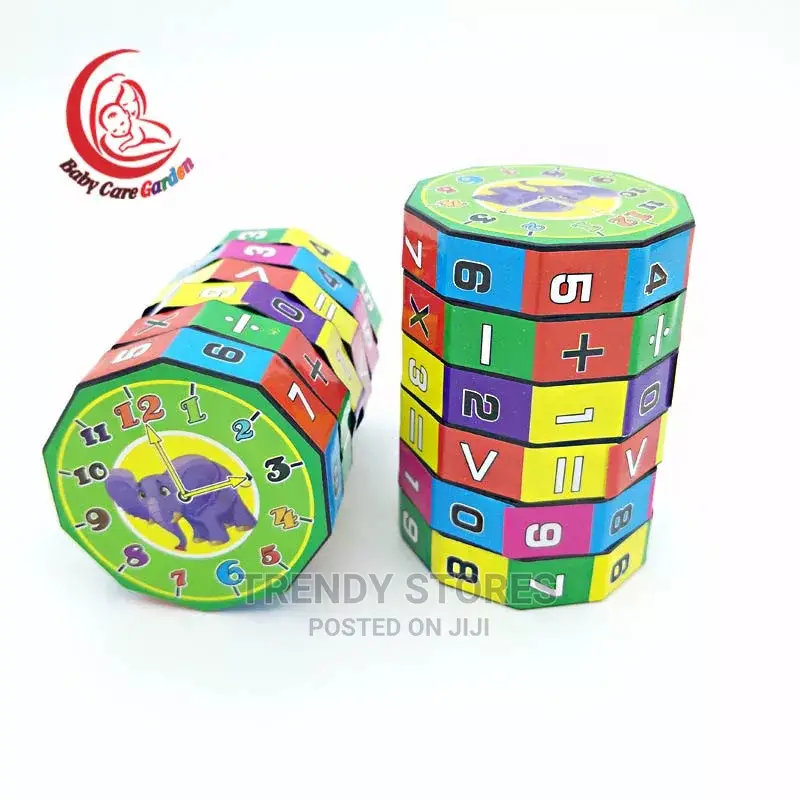 Mathematics Digital Number Cube
