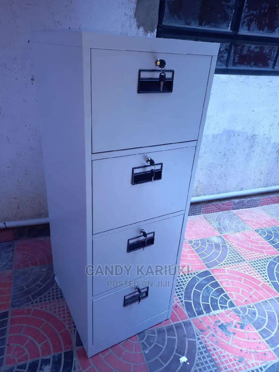 Spacious 4 Drawer File Cabinet