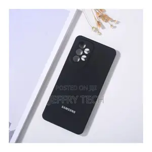 Silicone Back Cover for Galaxy A23 - Black