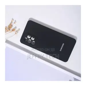 Silicone Back Cover for Galaxy A23 - Black
