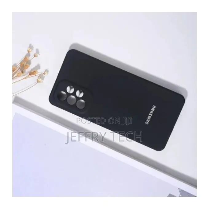 Silicone Back Cover for Galaxy A23 - Black