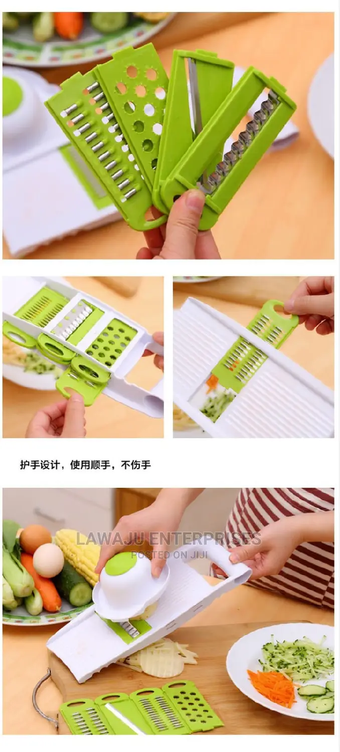 5in1 Multifunctional Vegetable Cutter Grater