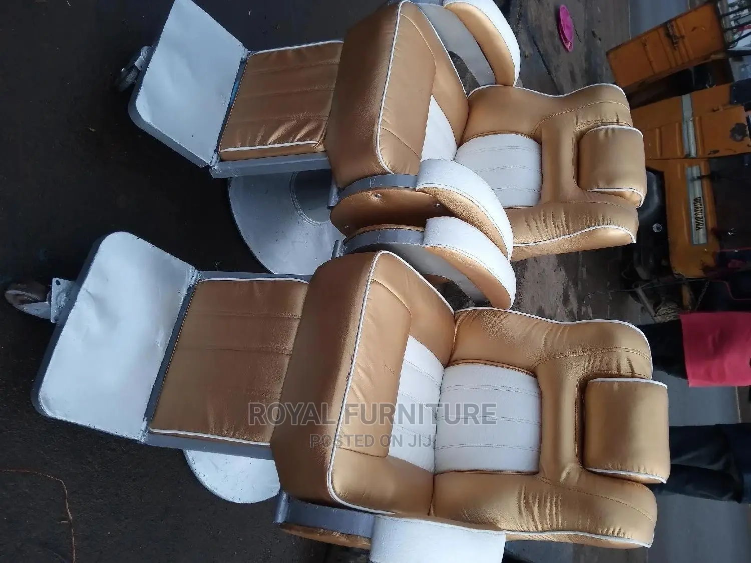 Covered Barber Seat